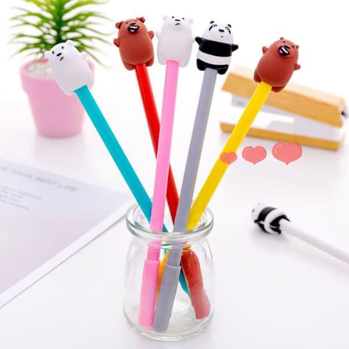 

PN004 - Pulpen We Bare Bear Beruang Panda Lucu