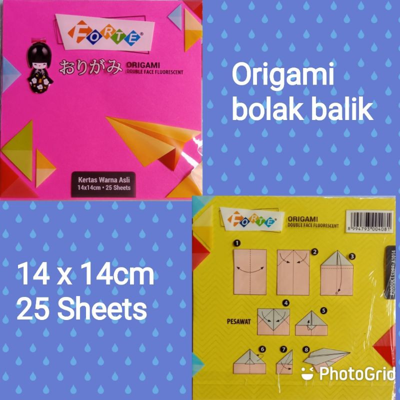 (ORIGINAL) KERTAS LIPAT BESAR ORIGAMI BESAR / ORIGAMI SEDANG/ KERTAS LIPAT ORIGAMI KECIL