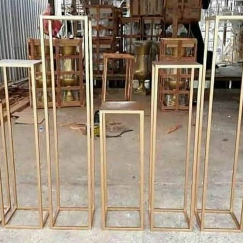 Pot Bunga aesthetic STANDING FLOWER - TEMPAT POT BUNGA - BOKOR - STANDING BESI DEKORASI