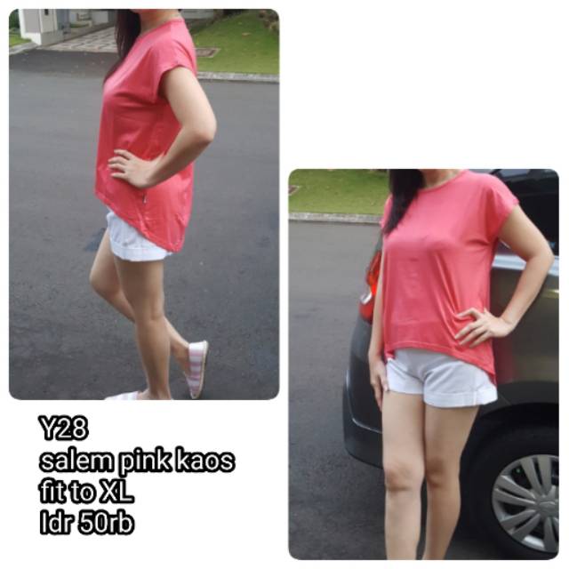 Kaos Salem Pink