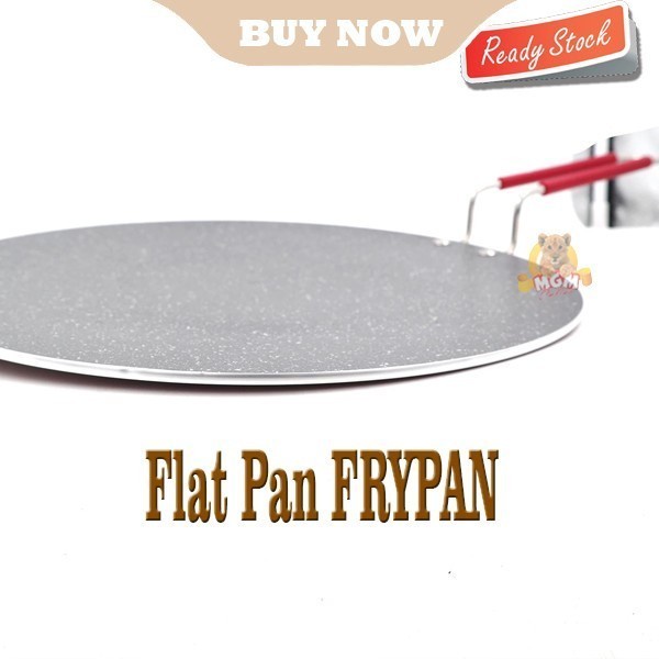 SET3 PREMIUM Marble series NON Stick Flat pan 30-32-34CM FRYPAN datar