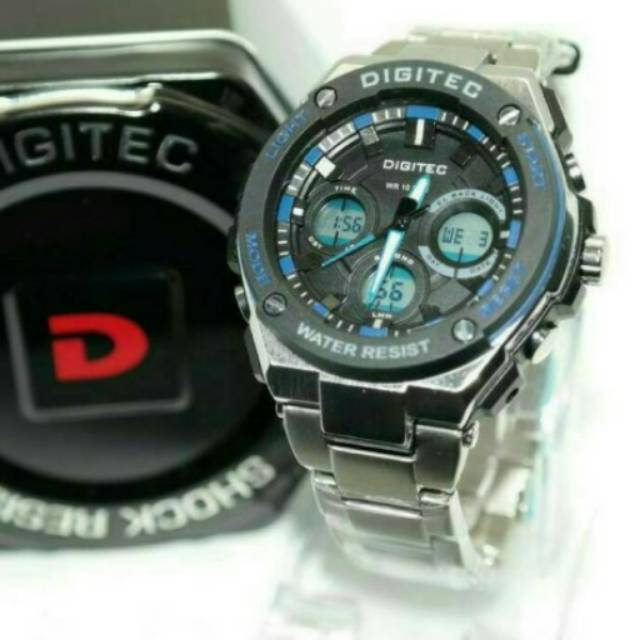 JAM TANGAN DIGITEC PRIA ORIGINAL ANALOG DIGITAL