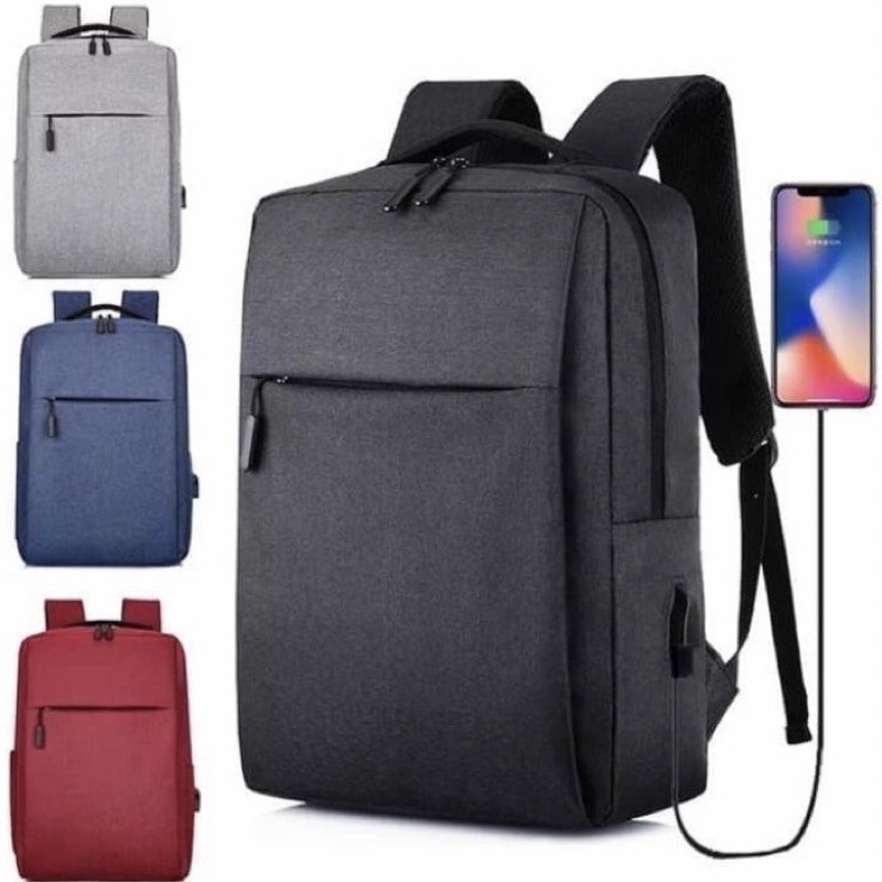 Tas Ransel Korean Lifestyle BP34 backpack cowok ransel laptop gendong tas sekolah anak simple keren