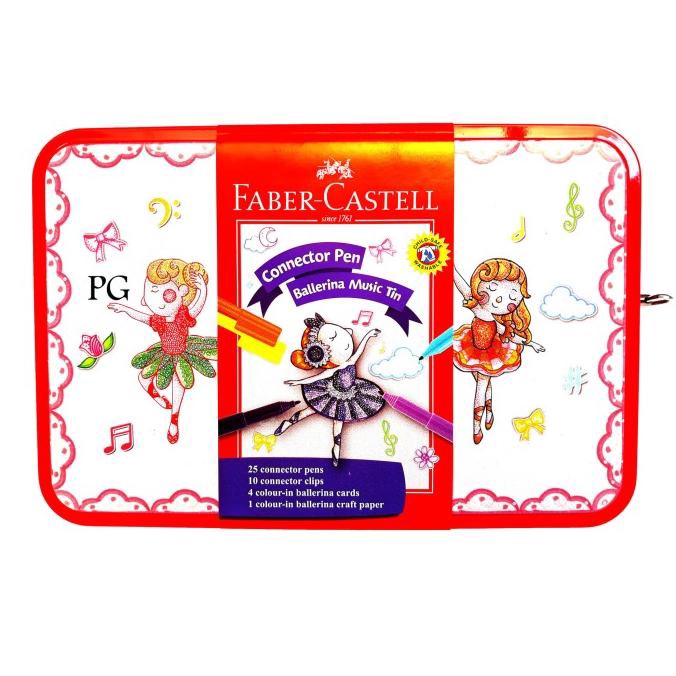 

(BISA COD) Faber-Castell Connector Pen Ballerina Music Box Hadiah Kreatif Mainan TERJAMIN Kode 409