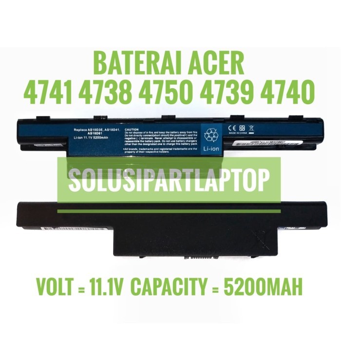 NEW batre baterai laptop acer 4349 4738 4739z 4741 E1-421 E1-431 4738Z