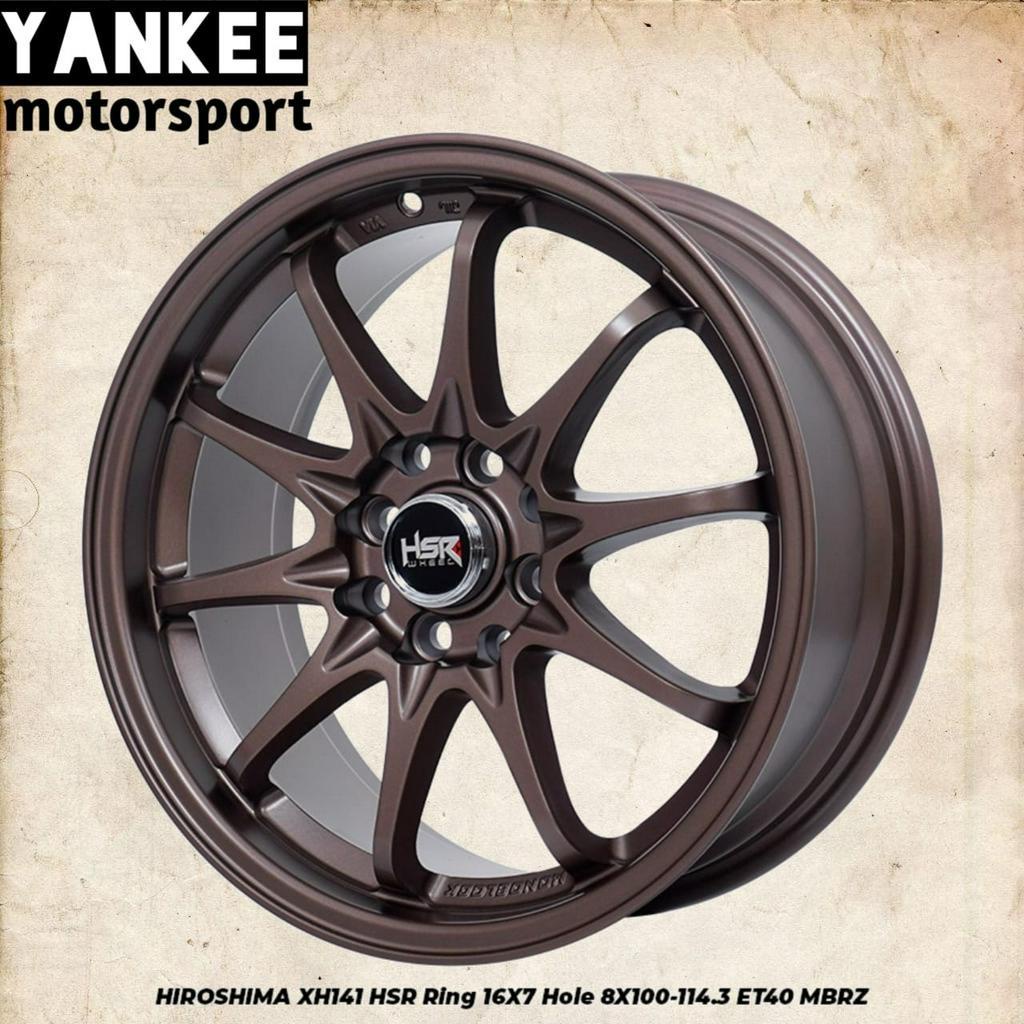 Pelek Mobil R16 untuk Jazz, Freed, Vis, Valco, Avanza, Raize dll Ring 16 HSR HIROSHIMA