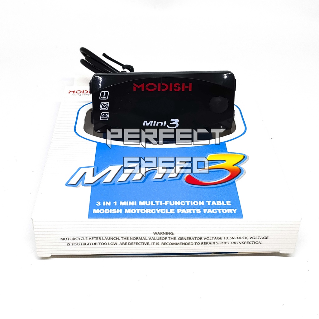 VOLTMETER AKI MOTOR DIGITAL 3IN1 VOLTAGE/TEMPERATUR/TIME BISA UNTUK SEMUA MOTOR