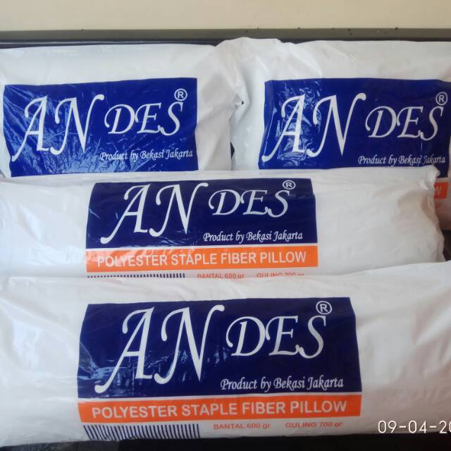 (RS)BANTAL ANDES 2 PASANG bantal silicon bantal hotel