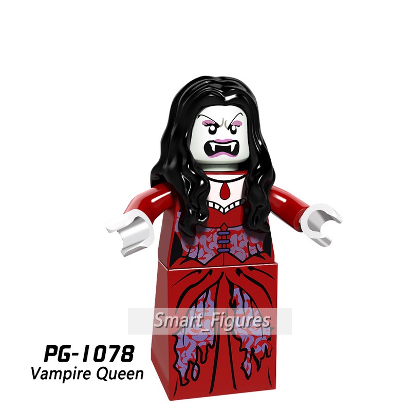 Pg8080 Mainan Action Figure Mini Seri Halloween Labu Hantu Penyihir Werewolf Vampire Queen