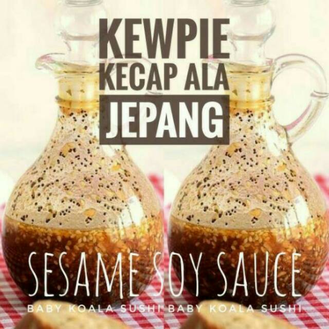 KEWPIE Salad Dressing Soy Sauce 1 liter │ Saus Salad Kecap Ala Jepang │ Japan Soy Sauce