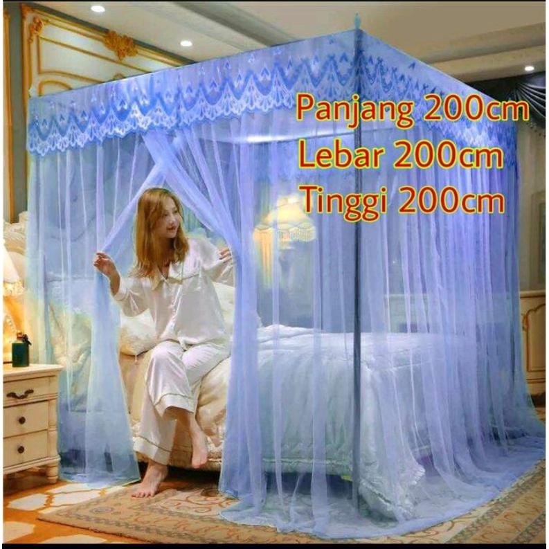 KELAMBU TIDUR MODERN TEBAL SUPER JUMBO 200X200