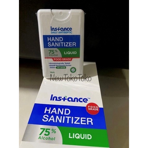 Hand Sanitizer Instance Spray 18ml FOOD GRADE