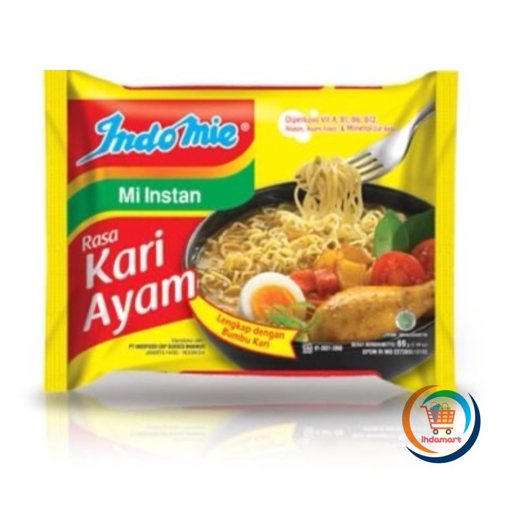 Indomie Kari Ayam 72 gr (Isi 10 pcs)