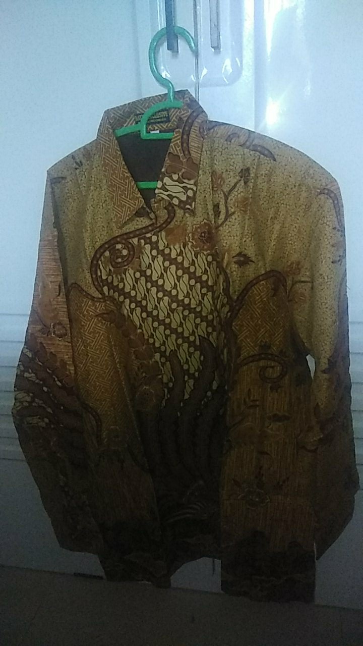 Kemeja Batik Prabu Bahan Katun Baturaden Reguler Fit A595