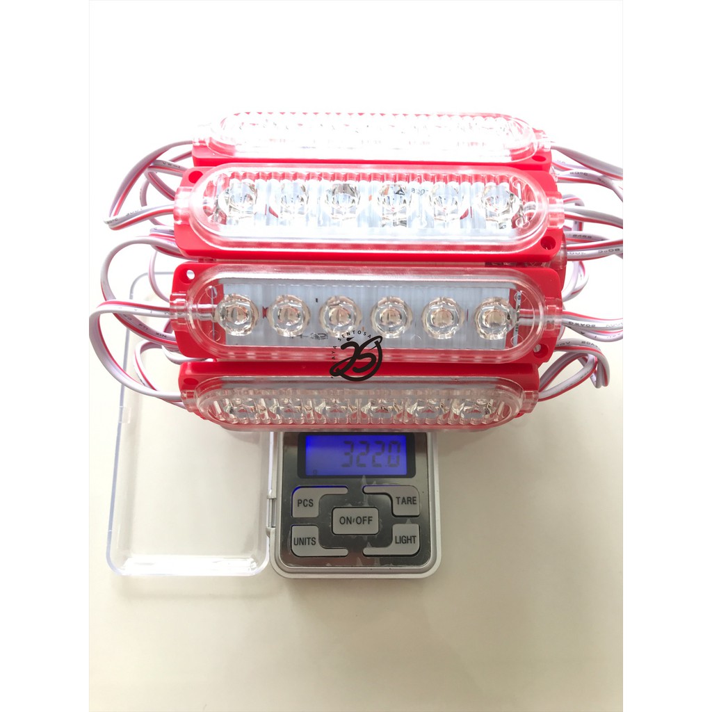 LED ULTRASONIC 6 MATA 12V LED KOTAK TRUK LED MODUL 6 MATA ULTRASONIC 12V