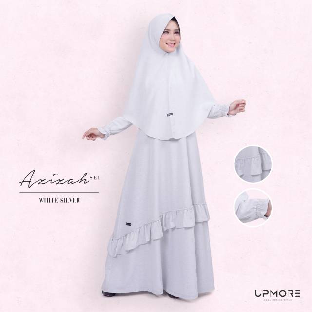 Gamis syar'i set Ori By UPMORE Gamis syar'i murah Gamis set murah