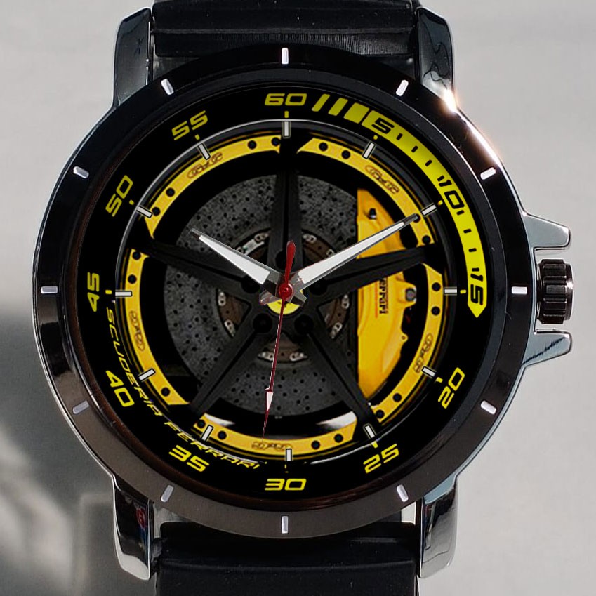 Jam Tangan Custom Velg Ferarri 3