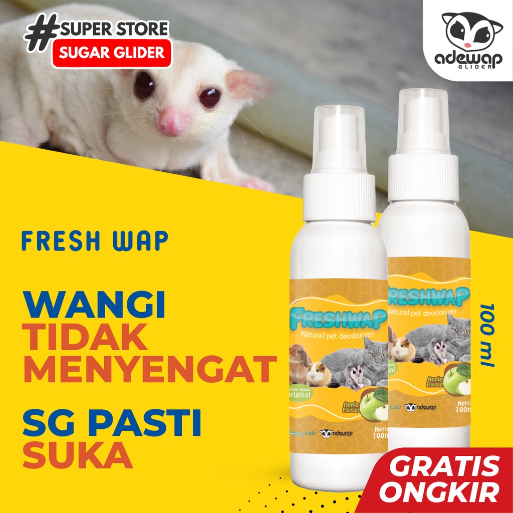 FRESHWAP PARFUM PEWANGI SUGAR GLIDER KUCING KELINCI HAMSTER