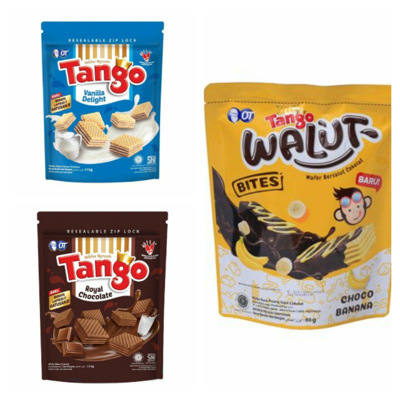 

Tango wafer kemasan pouch 60gr - 115gr