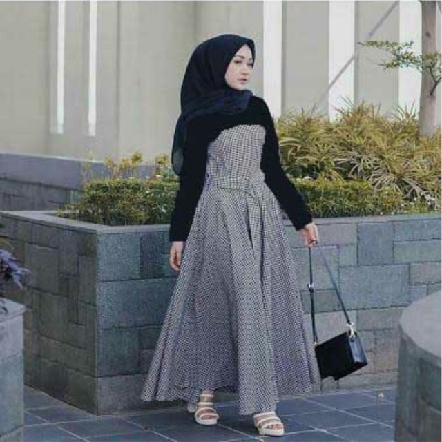 PLUMATE DRESS GAMIS CARLINA FASHION