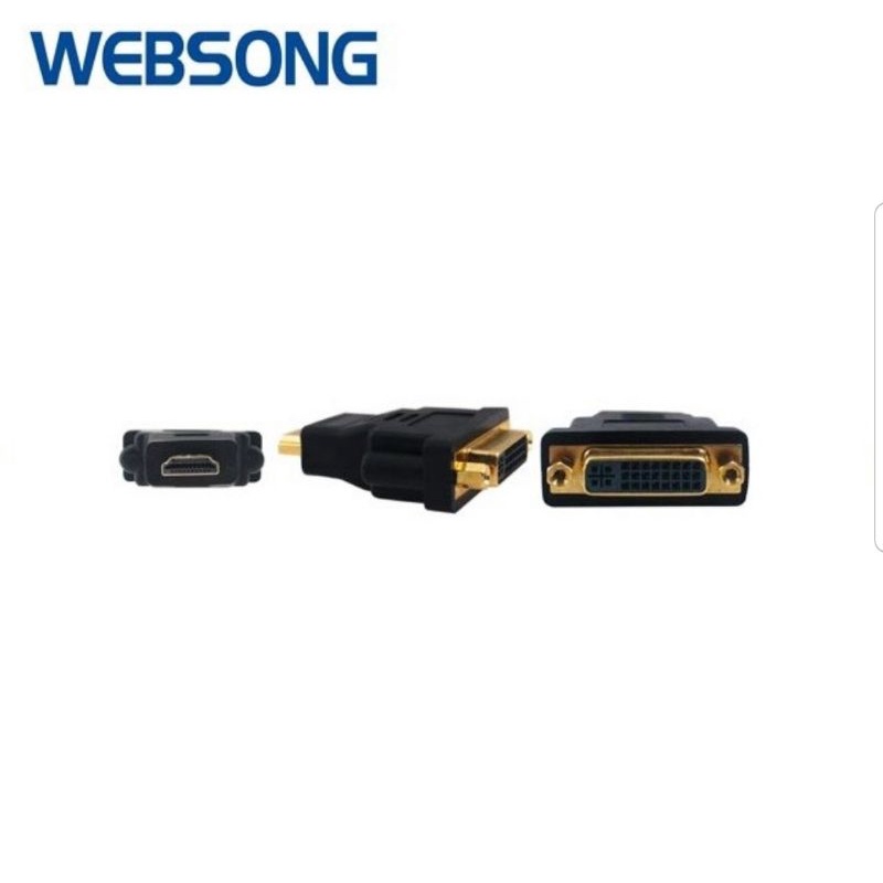 Connector DVI24+5 Female to HDMI Male Websong