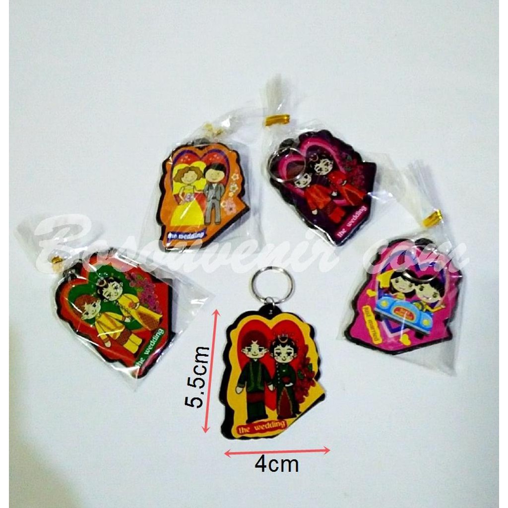 promo Souvenir Gantungan kunci PENGANTIN