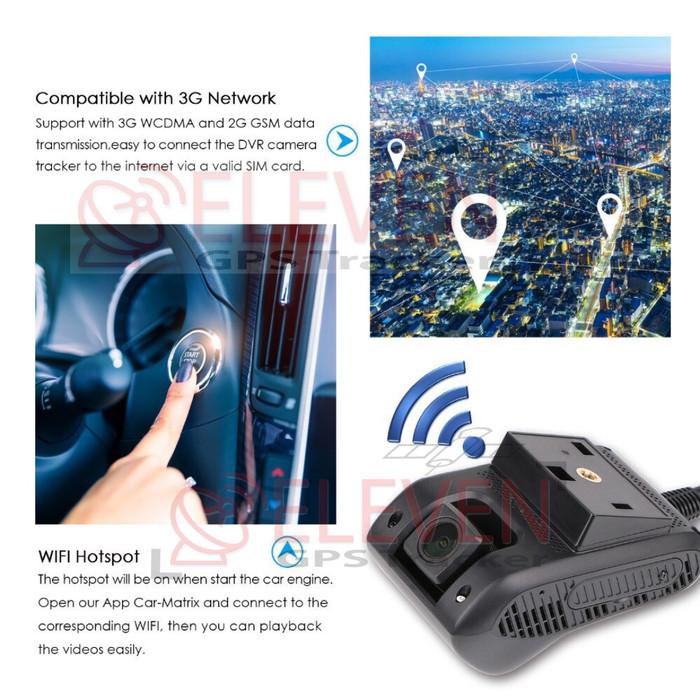GPS Tracker JC100 atau JC200 series kamera mobil live view 2 kamera