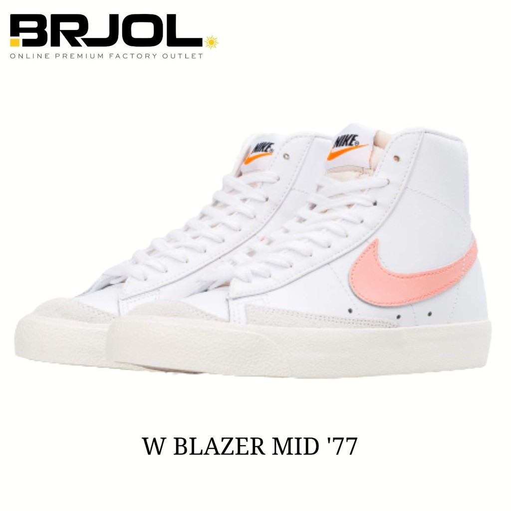 SEPATU BASKET WANITA ORIGINAL NIKE BLAZER MID '77 CZ1055110 PUTIH