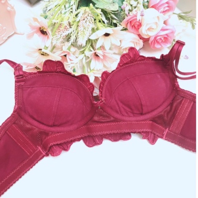 NEW!! Bra Set Full Brokat (K-BS30) Bra dengan Panty / busa push up