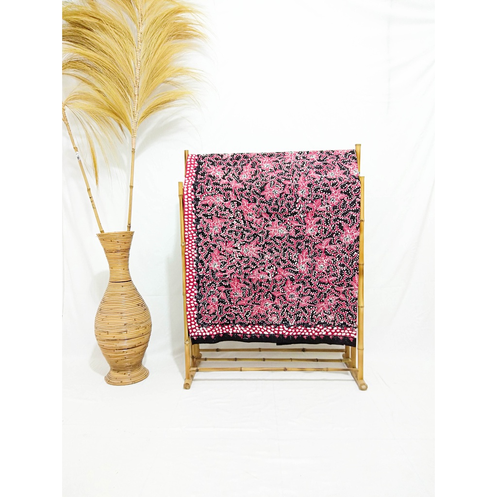 Batik Tulis Lasem 2 Warna Motif Latohan Pinggir Krecak