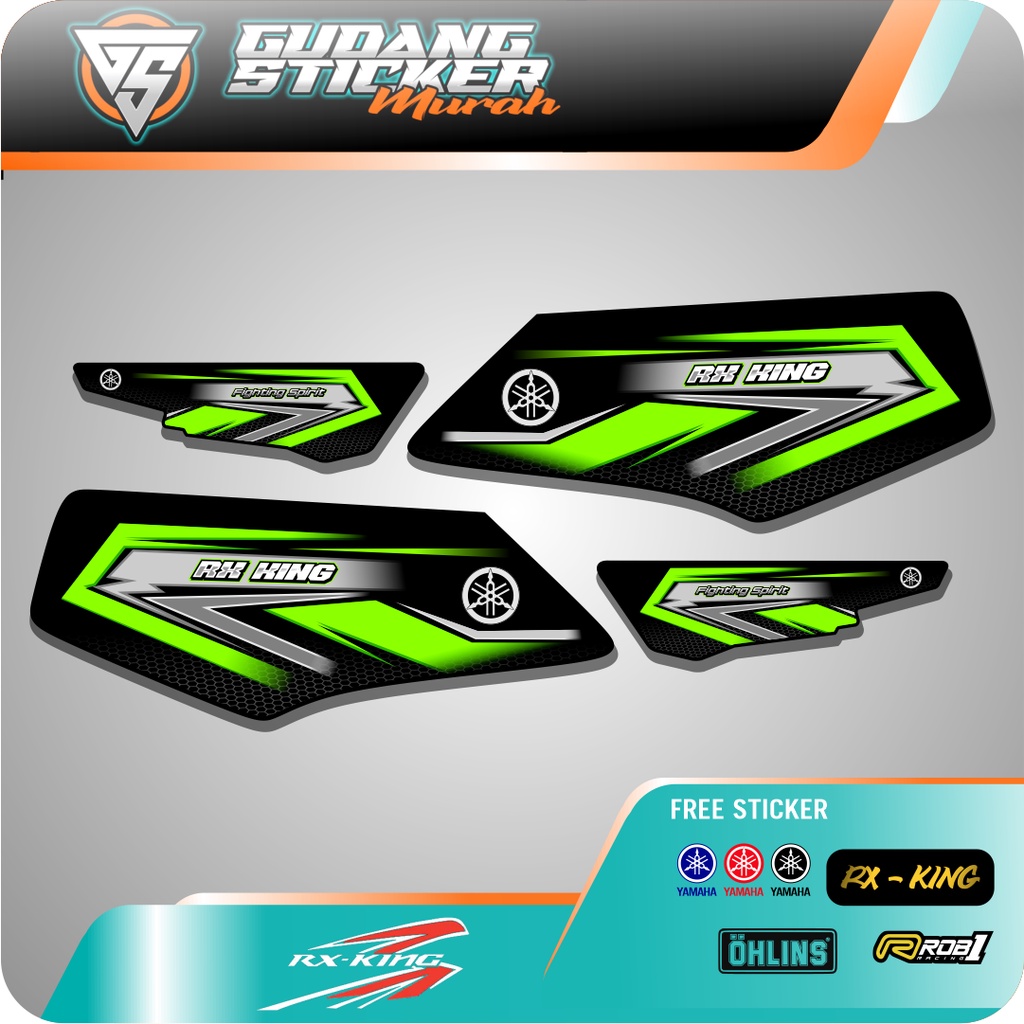 STRIPPING MOTOR RX KING LIGHTING SPIRIT AKSESORIS SEPEDA MOTOR