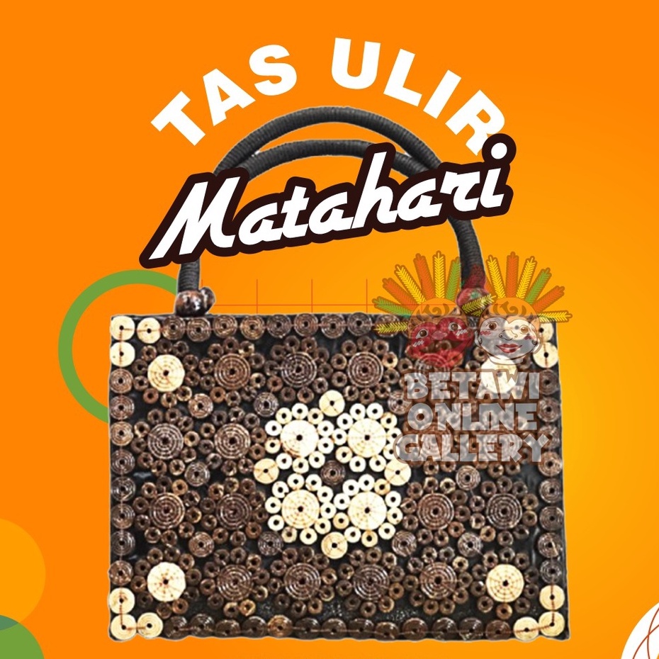 Tas Ulir Matahari Atau Tas Ulir Handmade Batok Kelapa