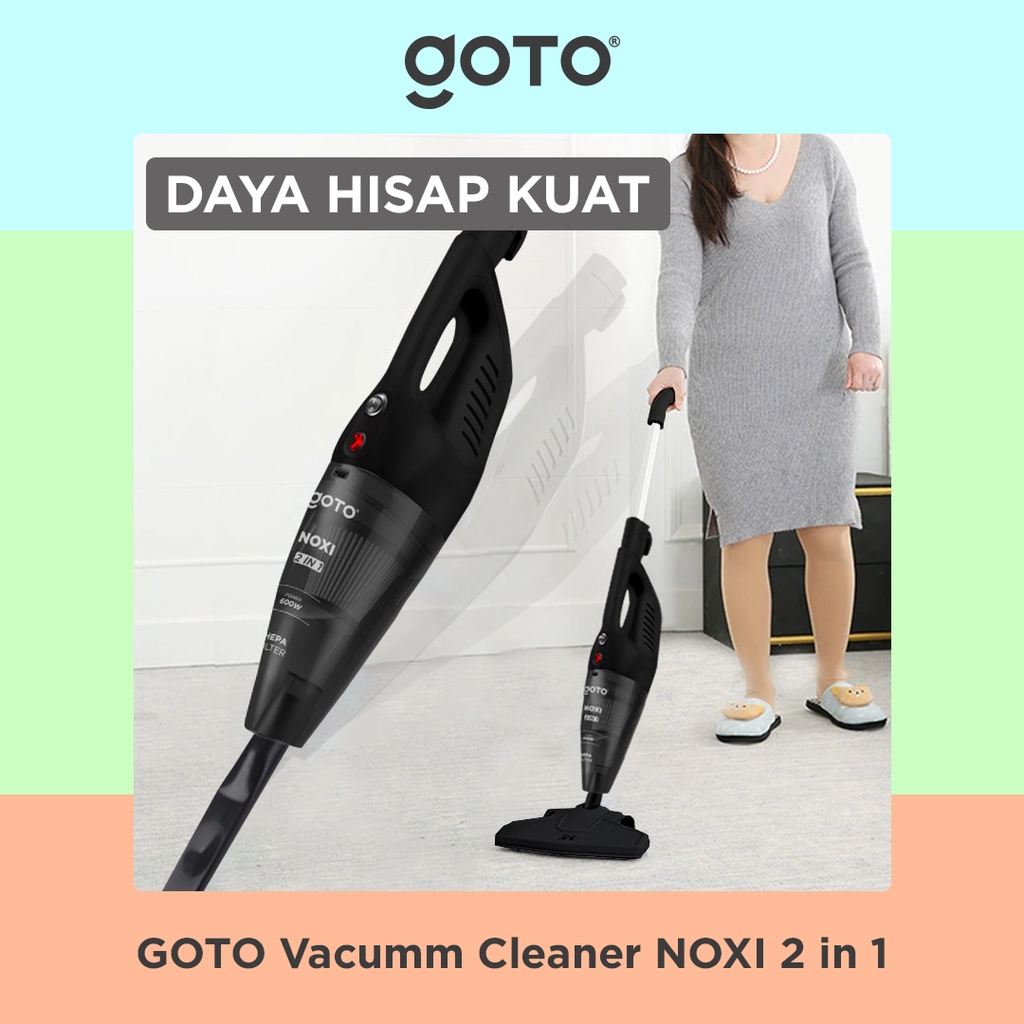 Goto Noxi Vacuum Cleaner Portable HandHeld 2 in 1 Penyedot Debu