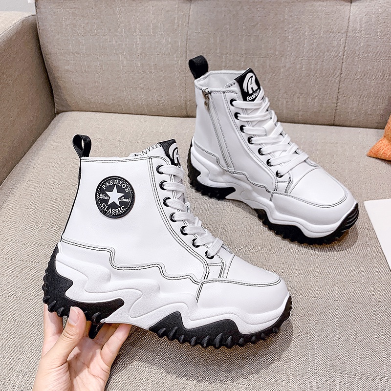 SW320 COD Termurah Sepatu Sneakers Boots Wanita Import Premium