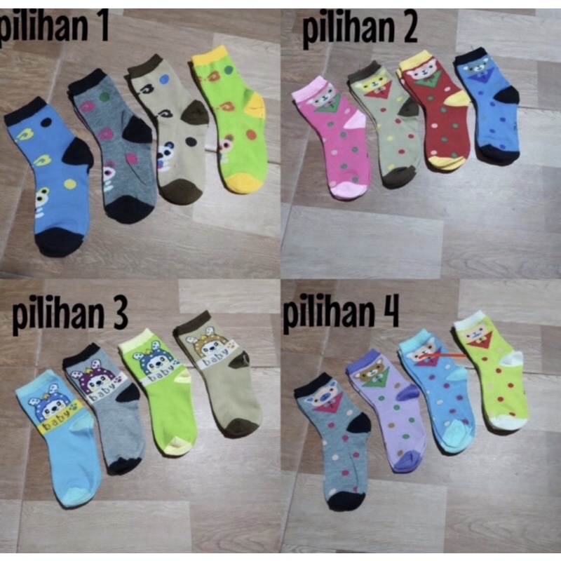 COD Kaos kaki anak bayi motif lucu karakter TK &amp; SD laki laki perempuan Random kaos kaki murah berkualitas