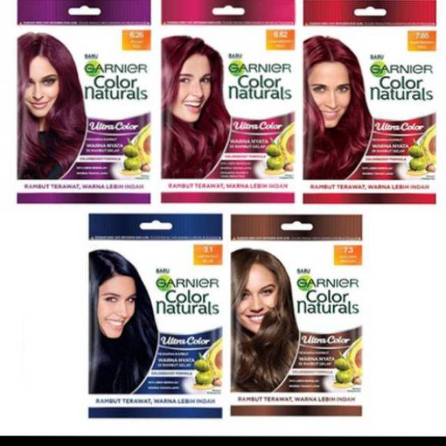  Garnier  Color  Naturals Ultra  Color  Cat  Rambut  3 1 