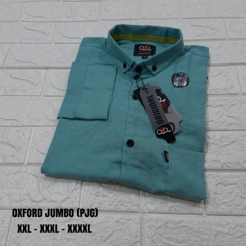  BISA COD Kemeja Polos Jumbo Warna  Hijau MINT  Tosca  