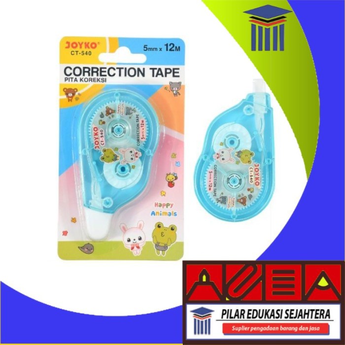 

STIPO KERTAS / TIP-EX / CORRECTION TAPE JOYKO CT-540 MURAH