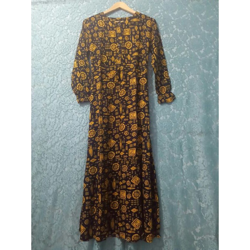 Gamis rayon etnik