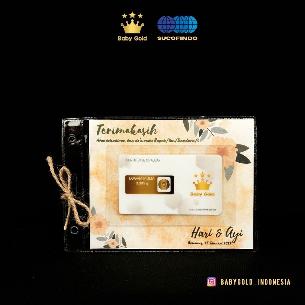 LM 24 Karat Asli Emas Kecil Mini Babygold 0.005 gram Microgram Minigram Bandung 0.001 0.002 gram-5
