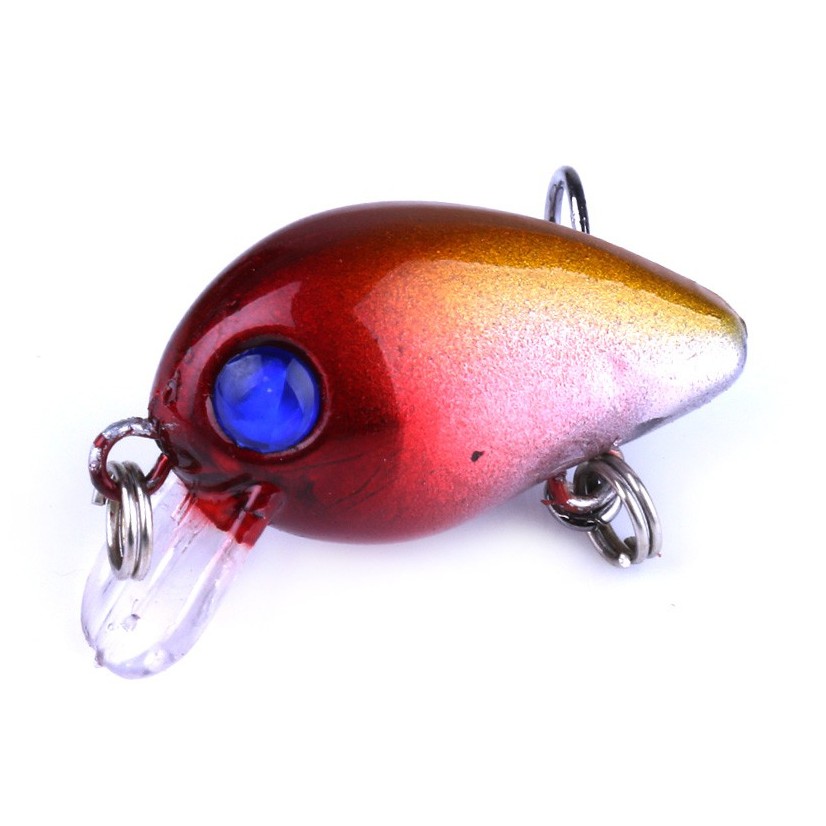 HENGJIA 1Pcs 1.5g Umpan Crankbait Pancing Mini Minnow Swimbait Fishing Lure Bass Bait Ikan Tackle