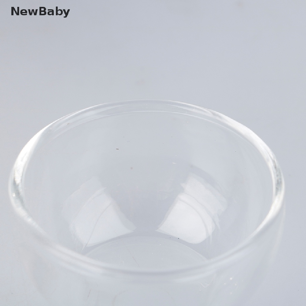 NewBaby 1/12 Dollhouse Miniature Accessories glass Soup Plate Simulation Dish Toy ID