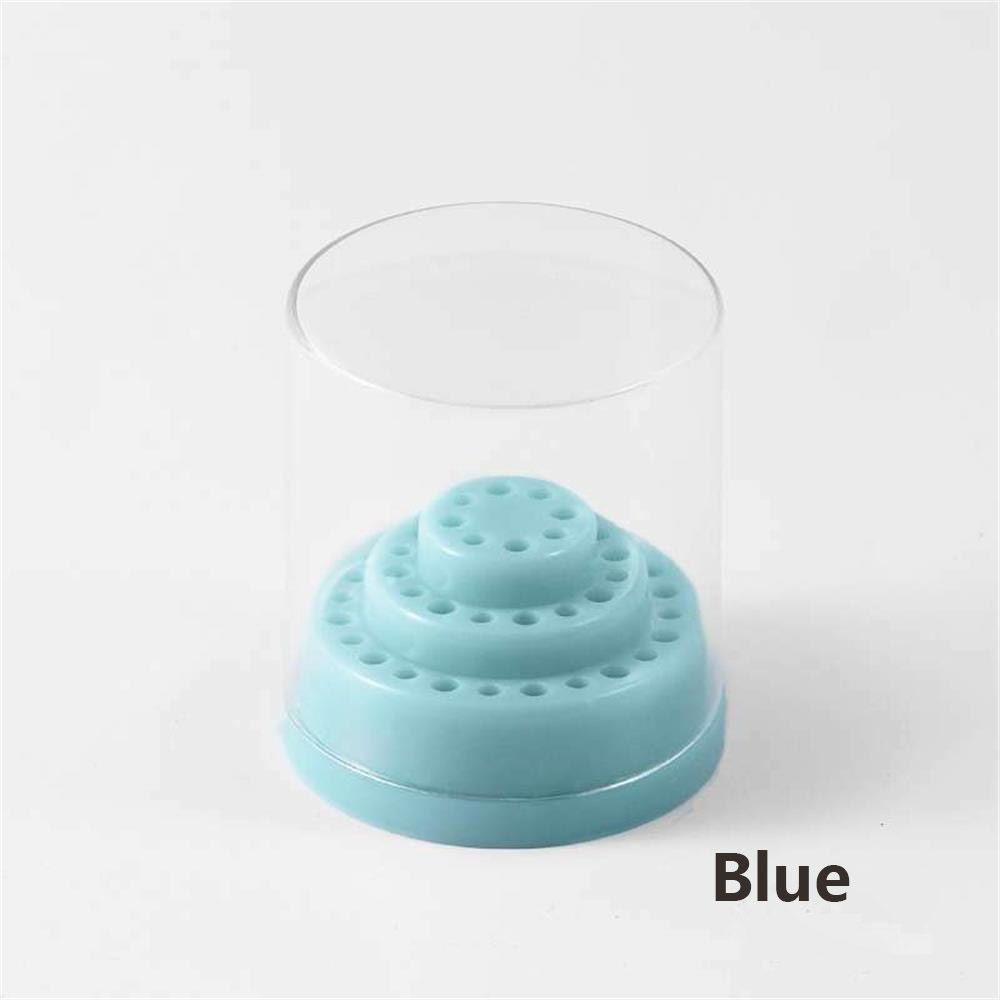 R-flower Grinding Head Display Case Storage Beauty manicure Alat Kepala Poles Kuku Nail Drill Bits Holder