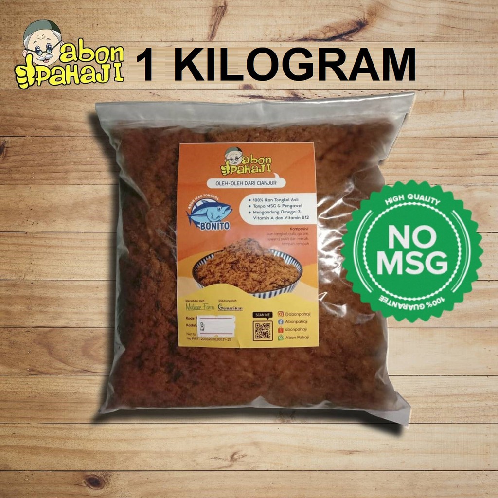 

Abon Ayam Ikan Pedas / Ori Non MSG & Pengawet Kiloan 1 Kg