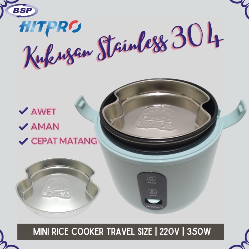 Hitpro Magic Com Penanak Nasi SSC-01/ SSC-02 / SSC-03 Rice Cooker Hitpro ( 0,6 / 1 / 1,2 )Liter Mini Mejikom Murah