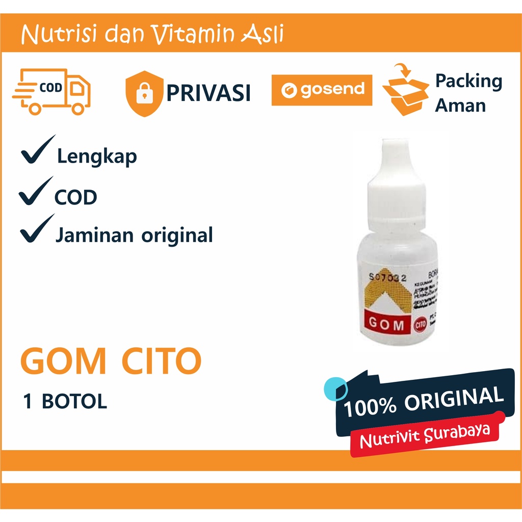 GOM CITO OBAT SARIAWAN ASLI PER BOTOL