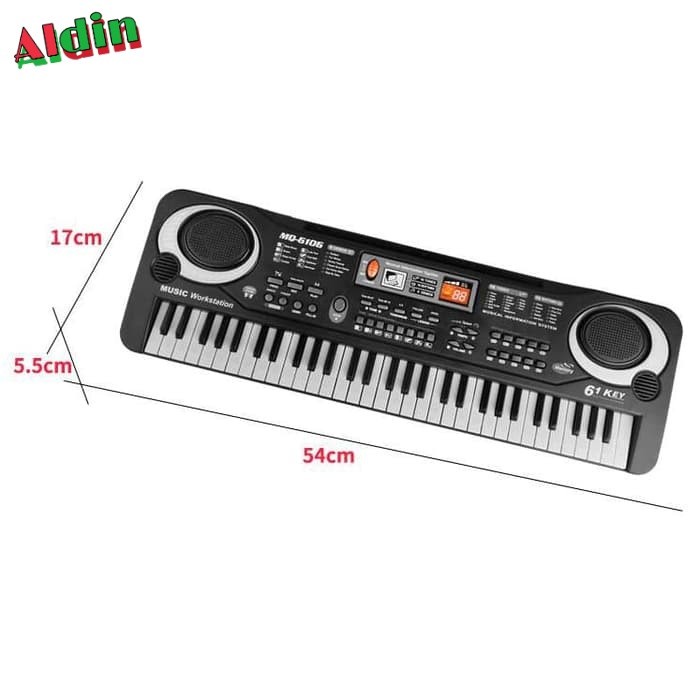 Digital Electronic Keyboard 61 Keys - MQ-6106