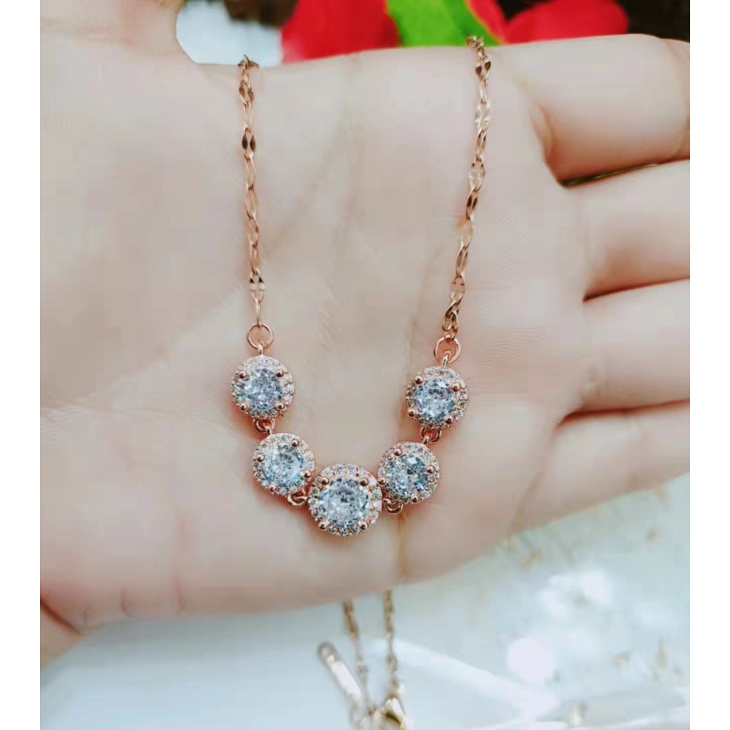 Kalung Titanium Permata Perhiasan Fashion 207