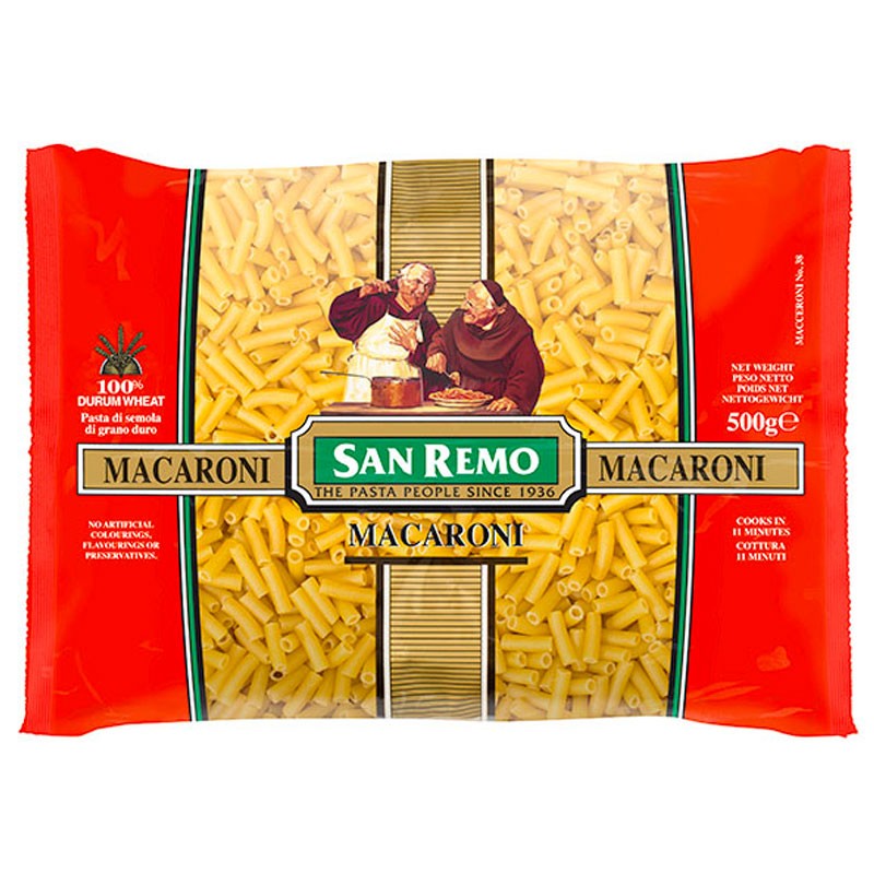 

SAN REMO Macaroni 500g