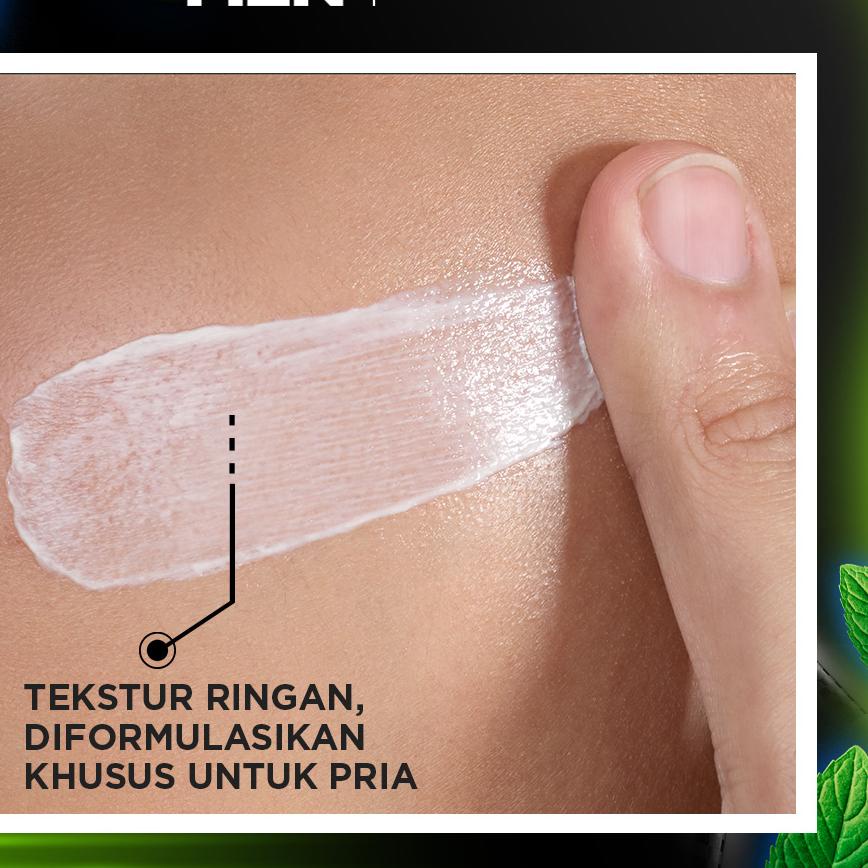 Garnier Men Acno Fight Acne Fighting Brightening Serum Cream Skin Care - 40 ml (Serum Wajah Pria)